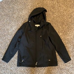 Jones New York Black Rain Jacket